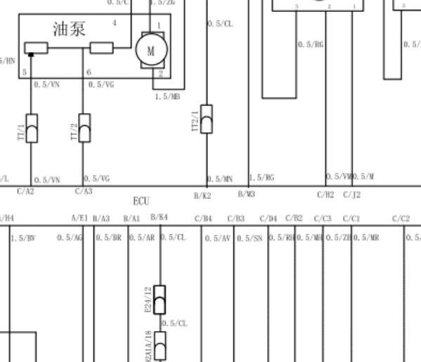 2007年中华酷宝发动机电路图