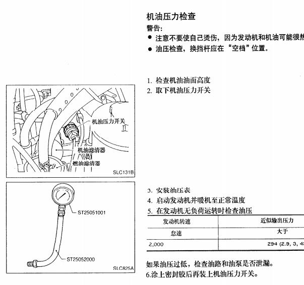 2007年日产D22发动机机油资料