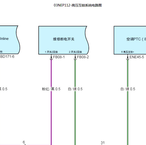 2025年岚图泰山 互锁电路图