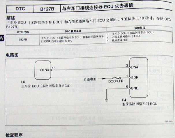 2011年丰田皇冠B127B和B127C故障码资料