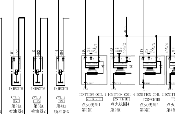 博世65+65针脚电脑电路图