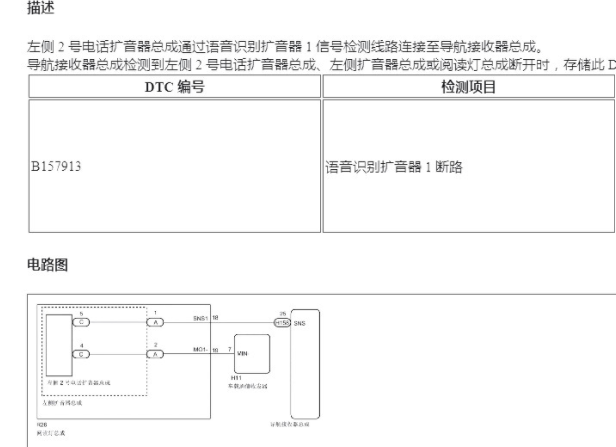 2024年丰田皇冠陆放混动 语音识别麦克风故障诊断资料和电路图、针脚图资料
