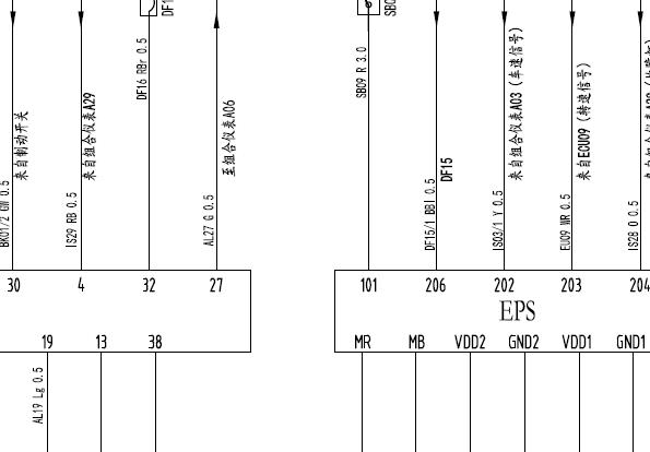 2018-2022年长安跨越王X5转向助力电路图资料