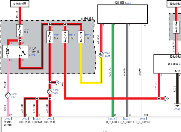 2021年福田火星发动机电路图资料