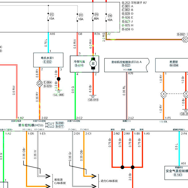 2025年奇瑞瑞虎9C-DM整车控制器电路图