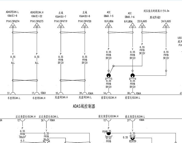 2025年比亚迪元UP ADAS电路图