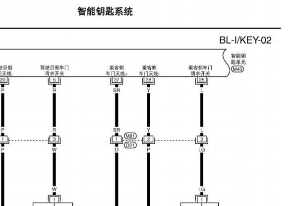 2006年日产骐达智能钥匙电路图资料