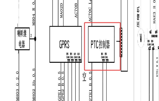 2018年东风俊风ER30加热器电路图资料