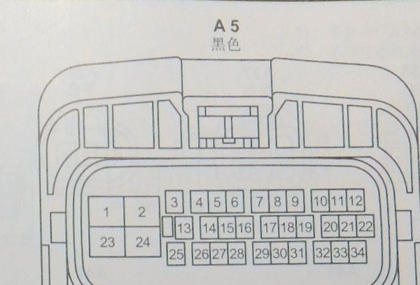 2011年丰田花冠ABS针脚和电路图资料