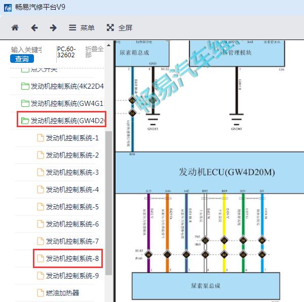 2023年长城风骏5尿素泵电路图