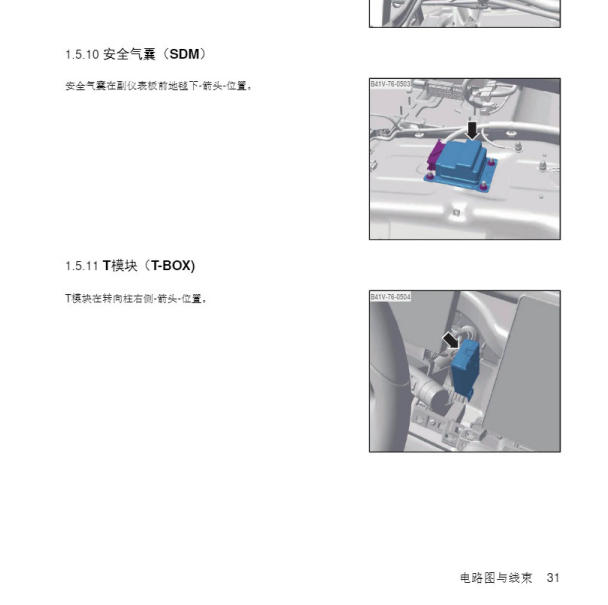 2024年北京BJ40车载无线终端安装位置
