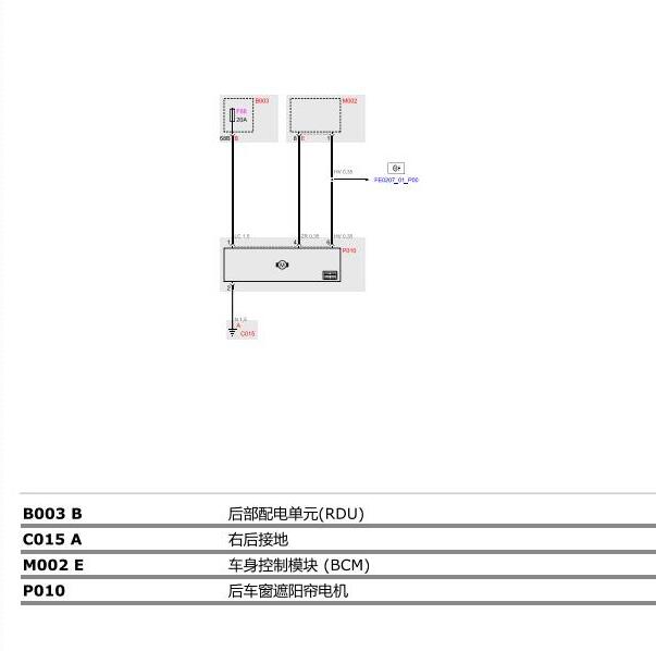 2014年玛莎拉蒂总裁遮阳帘电路图