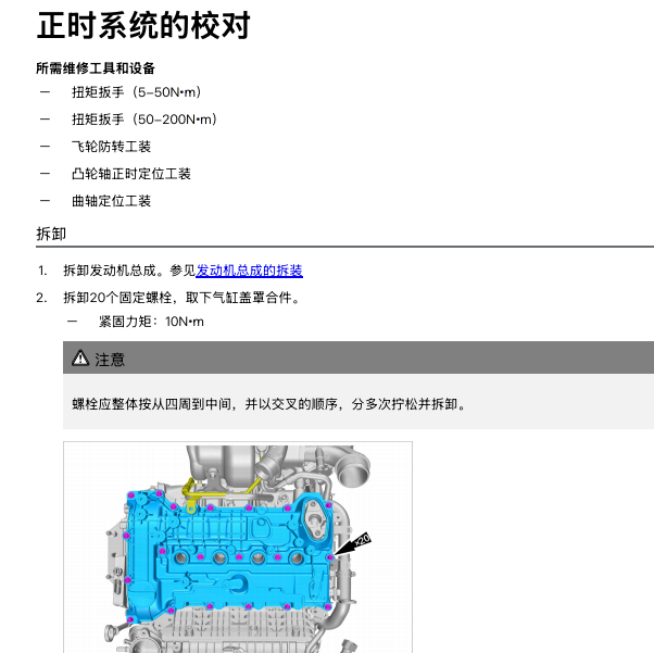 2025年比亚迪汉DM-i 正时资料