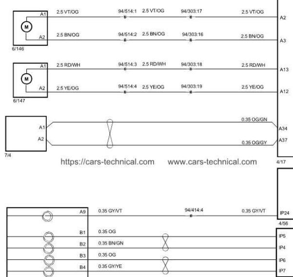 2022年极氪001悬架电路图
