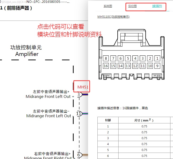 2025年蔚来乐道L90 音响功放位置和针脚资料