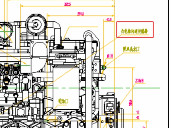 中兴汽车4D25U发动机凸轮轴位置传感器资料