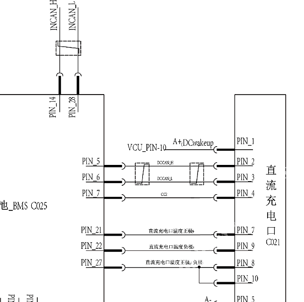 2025年福田祥菱EV 充电系统电路图