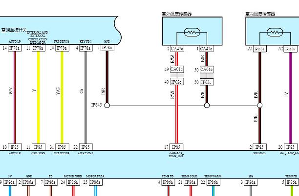 2022年吉利嘉际L大灯、空调、ABS、喇叭和机盖锁电路图资料