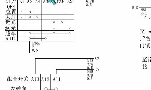 2015年华泰圣达菲灯光电路图材料